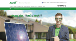 Desktop Screenshot of jinkosolar.com